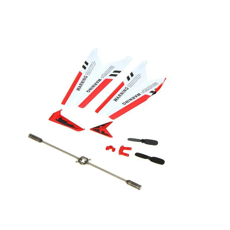

Full Set Replacement Parts for Syma S107 RC Helicopter, Main Blades, Main Shaft,Tail Decorations Tail Props Balance Bar Gear Set