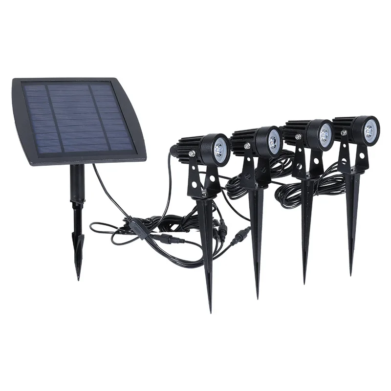 

LED Solar Spotlights Outdoor Floor Outlet Landscape Lamp Courtyard Decoration Flood Light Garden Solar Energy Lawn Lamp