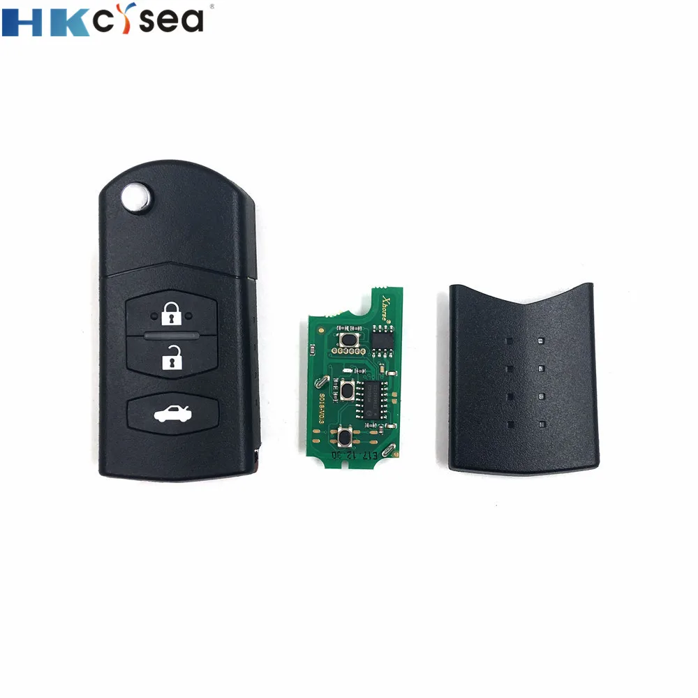HKCYSEA 1/5/10 шт 3 пуговицы VVDI2 ключи дистанционного замена XKMA01EN Английская версия для