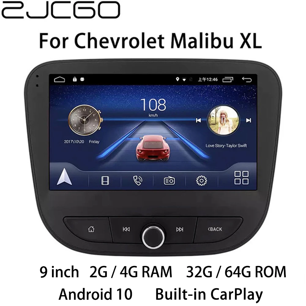 online Carro Multimídia Player Estéreo Gps Dvd Rádio Navegação Tela Android Para Chevrolet Malibu Xl 2016 2017 2018 2019 2020