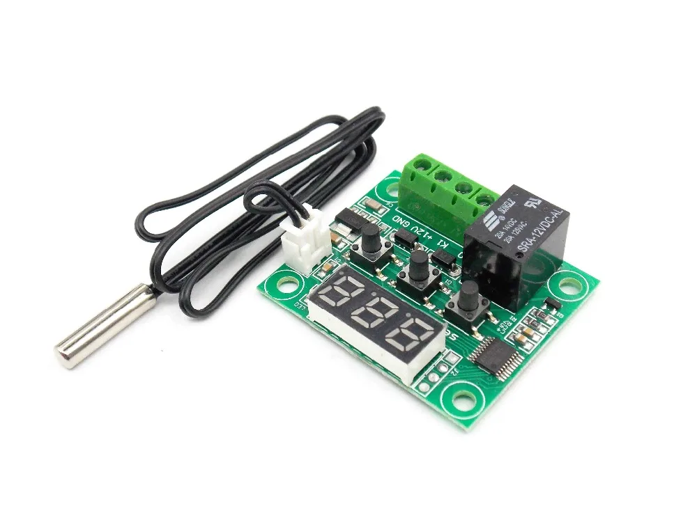 Цифровой светодиодный термостат W1209 термометр с контроллером температуры модуль