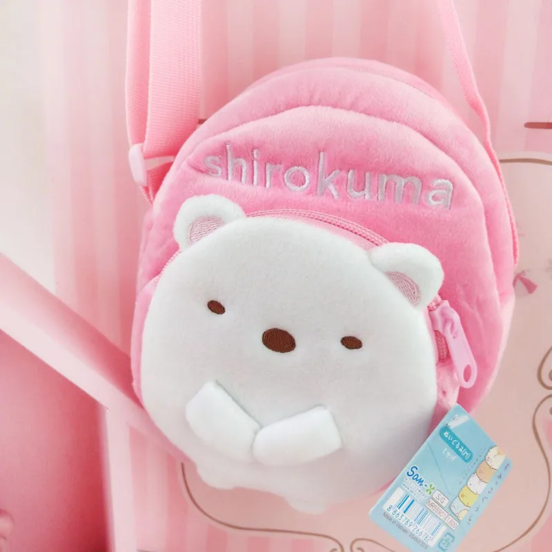 Сумка мессенджер через плечо с изображением аниме San X Corner Bio Sumikko Gurashi Neko Shirokuma Tokage