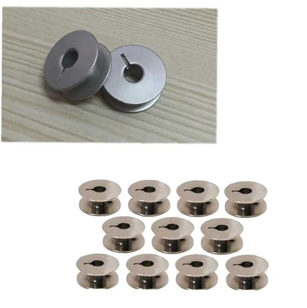 

12 Sewing Maching Metal Bobbins Wire Reel Bobbins Spool for 1600P Series Juki Series PQ Series