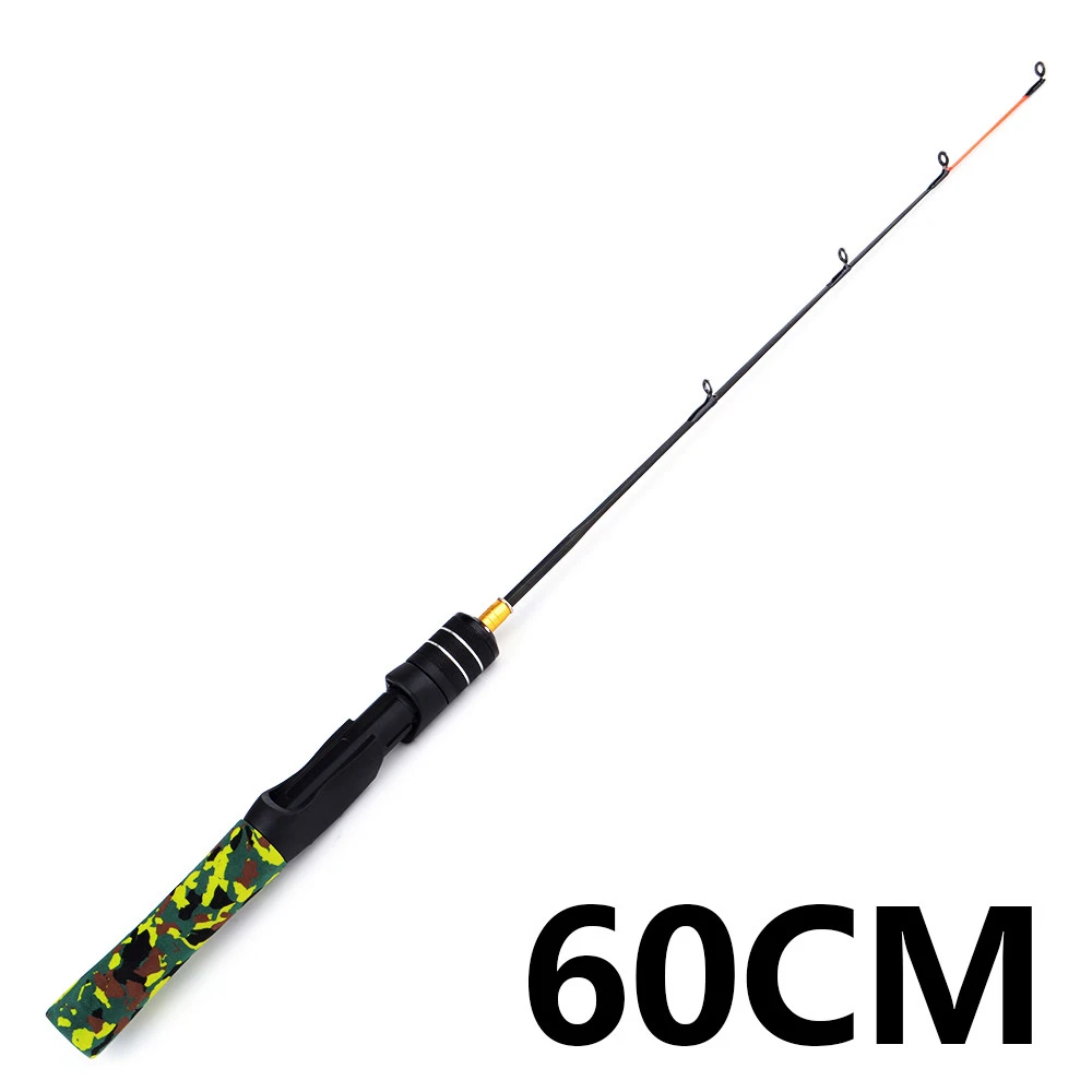 FTK New Winter Ice Fishing Rod Lightweight Hard/Soft Pole Portable 8 Styles Fishing Tackle Supplies - Цвет: 005