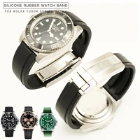 watchbands for rolex daytona submariner oysterflex gmt yacht master watch accessories rubber watch bracelet 20 watch band strap