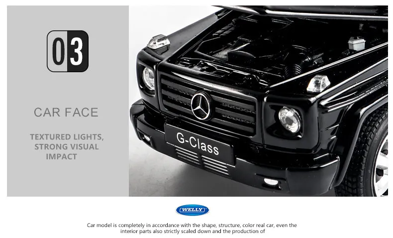 Welly 1:24 Mercedes-Benz G500 G55 автомобиль сплав модель автомобиля моделирование автомобиля украшение коллекция Подарочная игрушка Литье под давлением модель игрушка для мальчиков