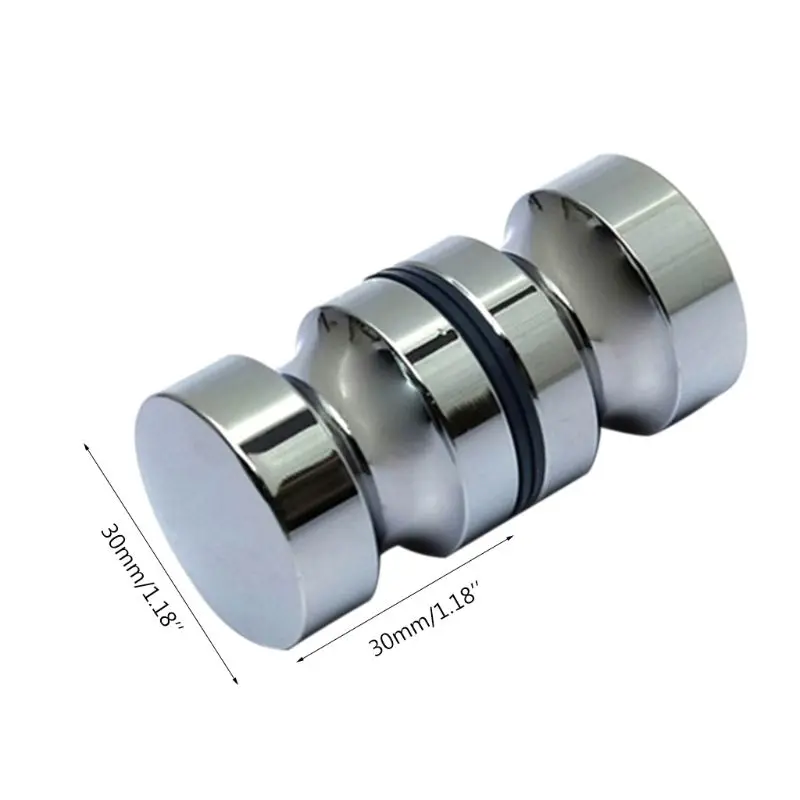 Aluminum Alloy Glass Door Handle 1.1&quot Single Bathroom Shower Cabinet Hardware | Обустройство дома