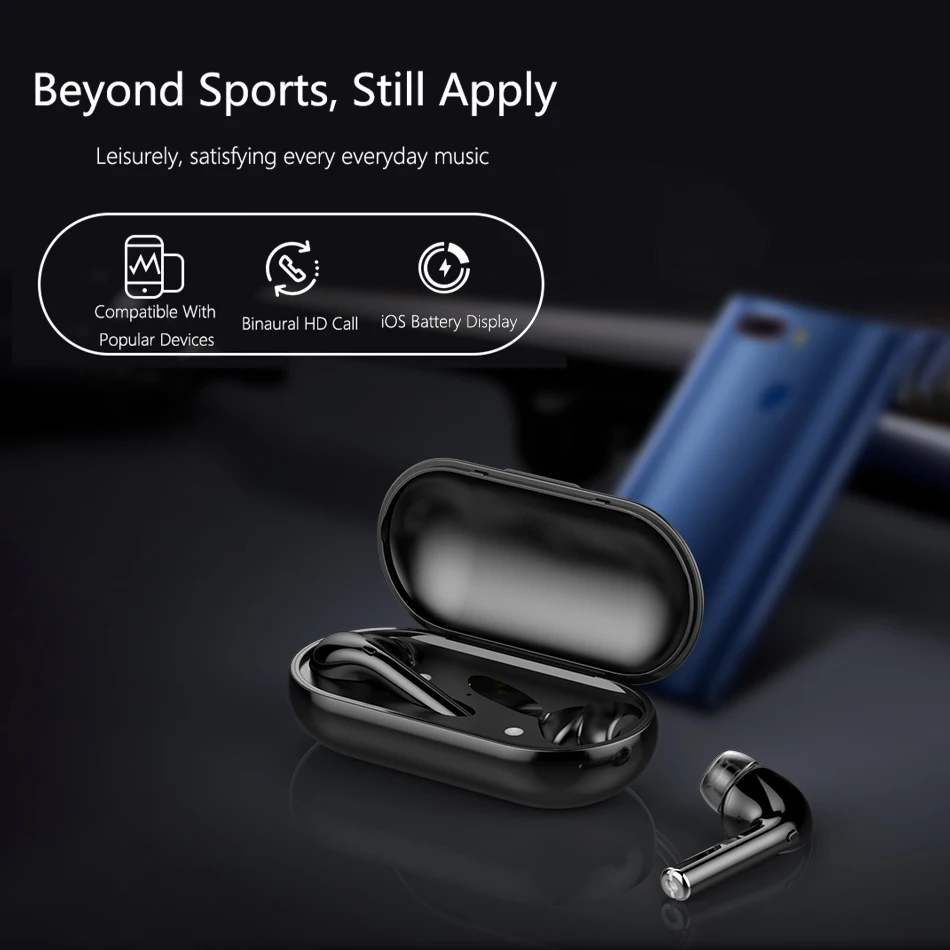 TWS беспроводной наушник Bluetooth 5 0 наушники мини спортивные гарнитура с микрофоном