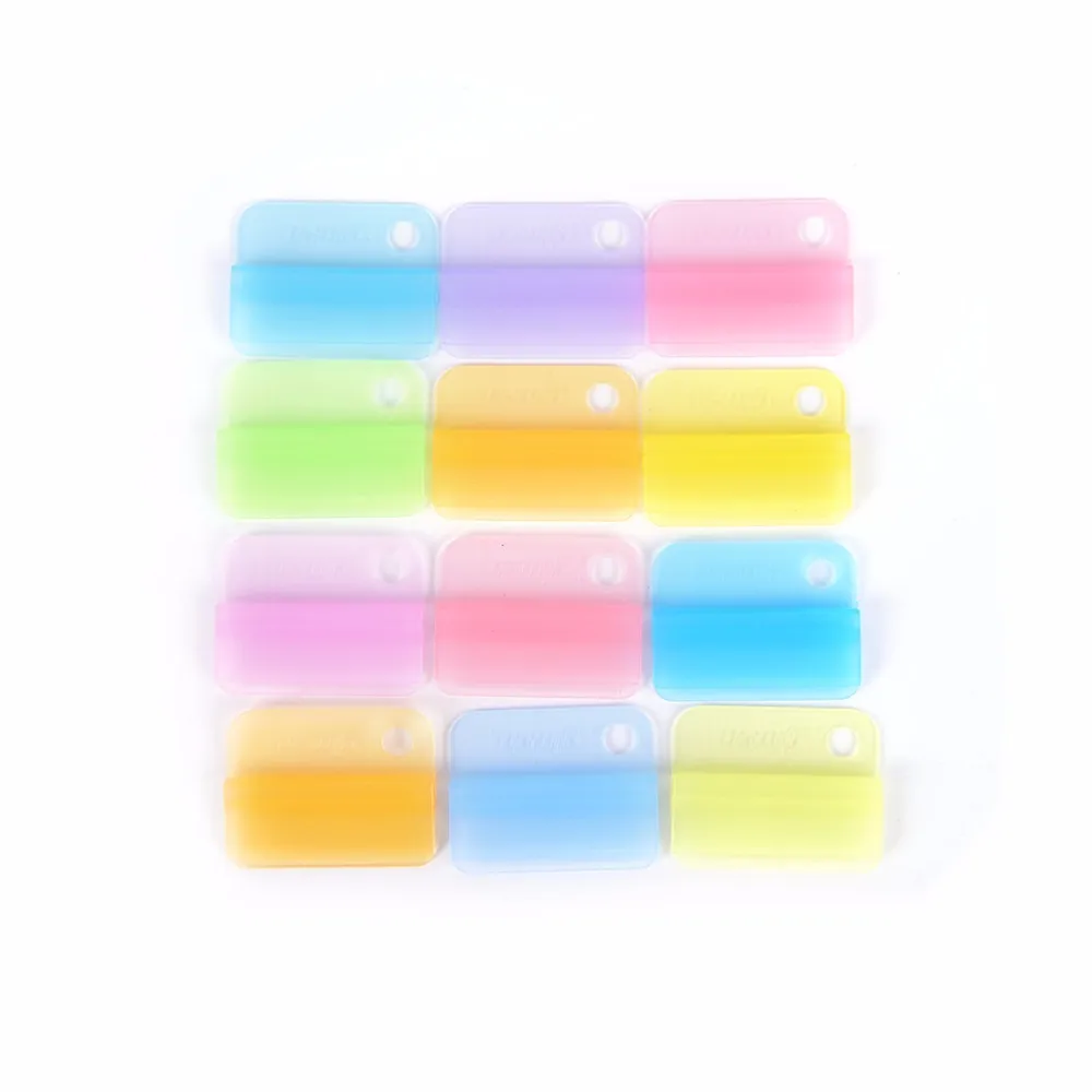 

Paper Clips Transparent Protable Office Accessories School Supplies Stationery Writing Photo Paper Clips Mix Color