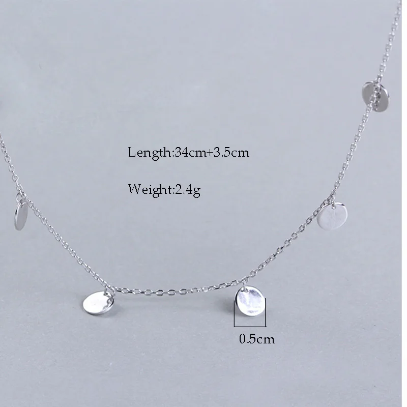 TrustDavis круглый чокер ожерелье звеньевая цепь для вечеринки небольшой круг