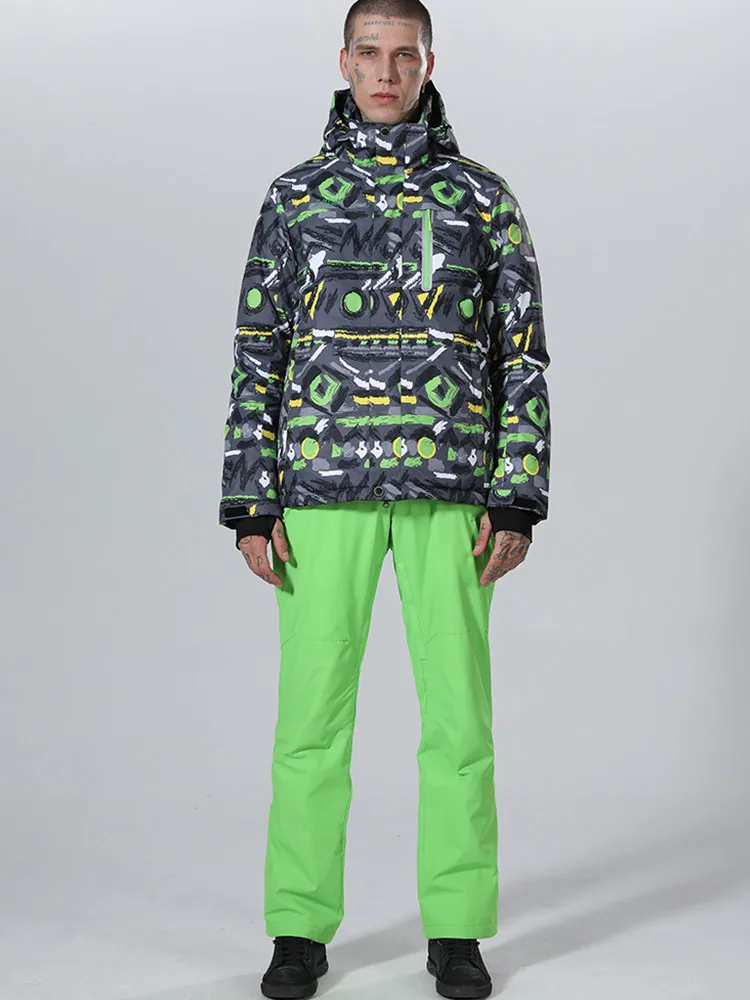 горнолыжный костюм мужской，сноуборд，лыжный мужской，куртка мужская зимняя，