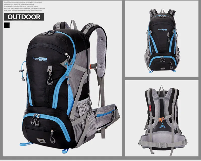 Спортивная сумка FREEKNIGHT 45L, походные рюкзаки, водонепроницаемая сумка, рюкзак для альпинизма, походный рюкзак