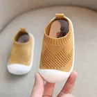 Туфли сетчатые вязаные для новорожденных, 12-16,5 см, на мягкой нескользящей подошве