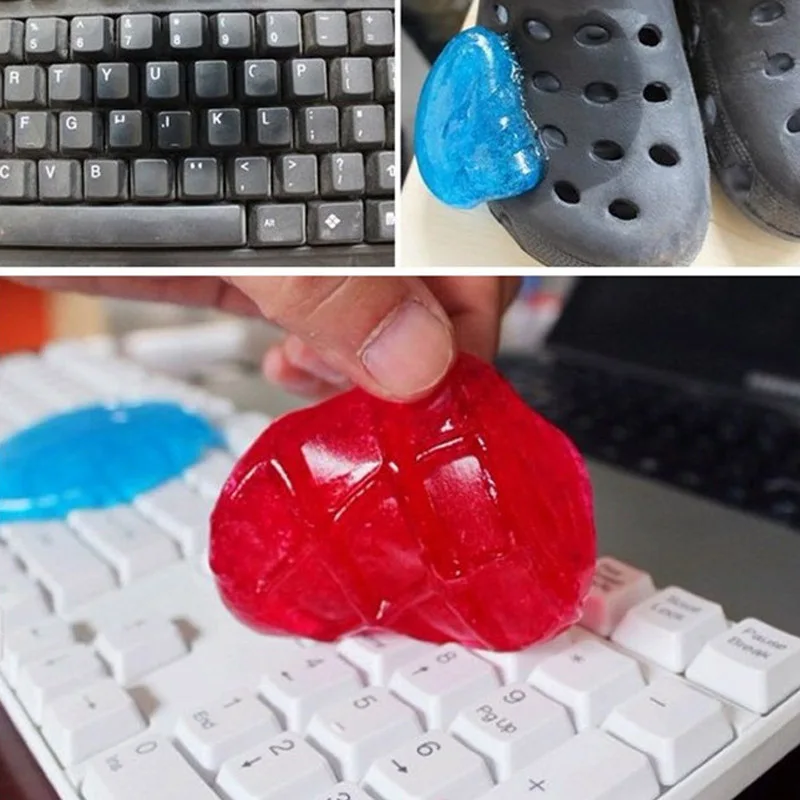 

Magic Keyboard Cleaning Glue Dust Cleaner for Keyboard Laptop Car Cleaning Sponge products Office Cleaning Tools