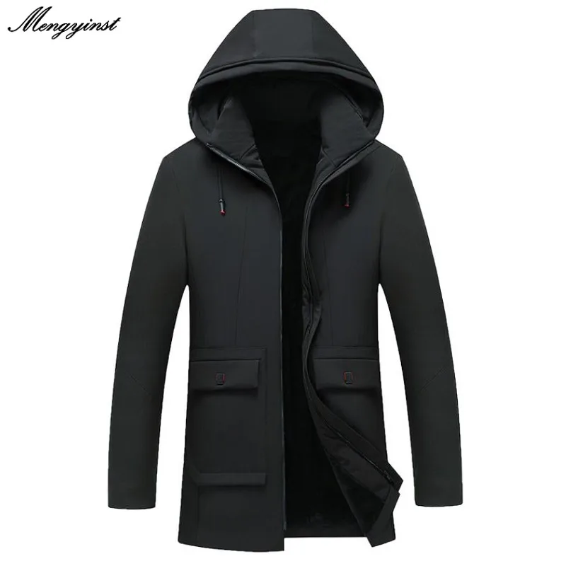 

2022 Parka Men Autumn Winter Quality Hooded Zipper Warm Cotton Fashion Loose Coat Thicken Windproof Jackets Clothes Masculino