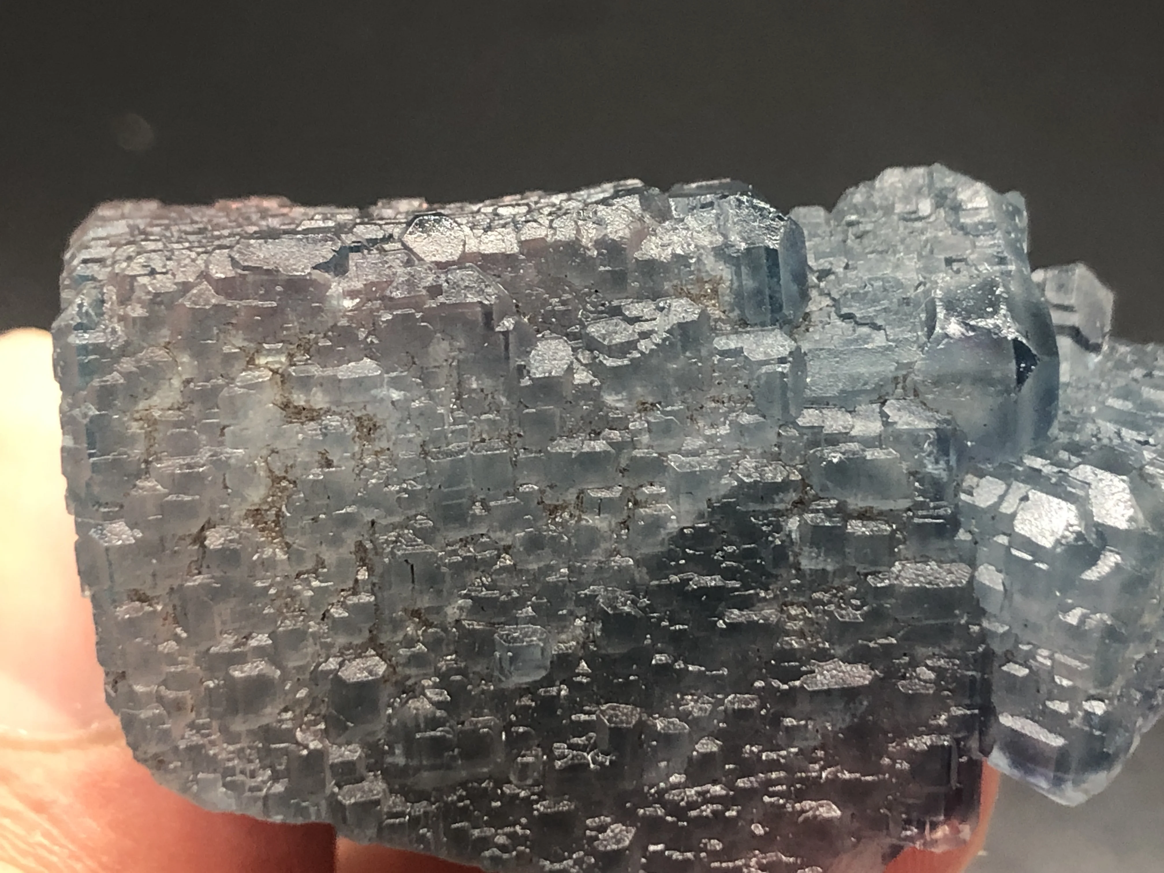 

61.6Natural crystal, blue green fluorite, crystal mineral, crystal specimen