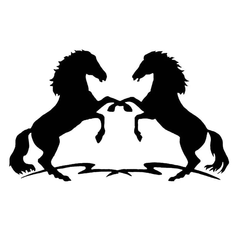 

20*12.1CM Cool Horse Car Sticker Vinyl Car Wrap Fashion Personality Animal Accessories Body Decals