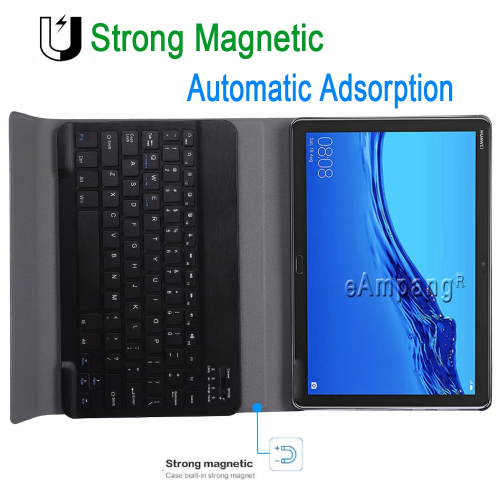 Чехол с клавиатурой для Huawei Mediapad M5 T5 10 1 M6 8 lite MatePad T10S T10 Pro 4 противоударный чехол