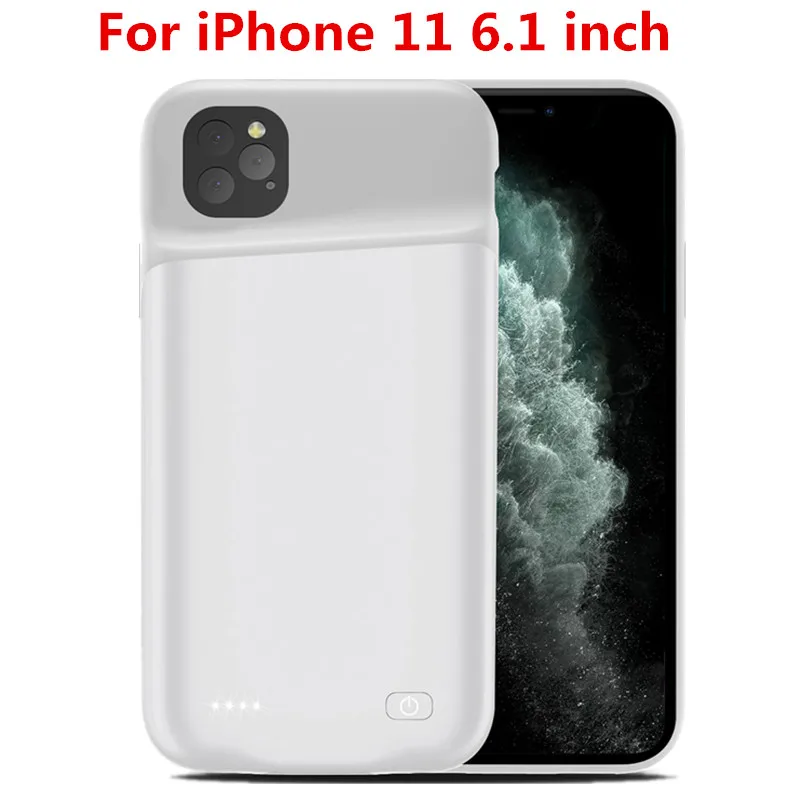 Для iPhone 11 11 Pro 11 Pro Аккумулятор max зарядное устройство чехол 5200 мАч тонкий резервного копирования зарядки PowerBank чехол для iPhone 11 Pro батарея Чехол - Цвет: For iPhone 11