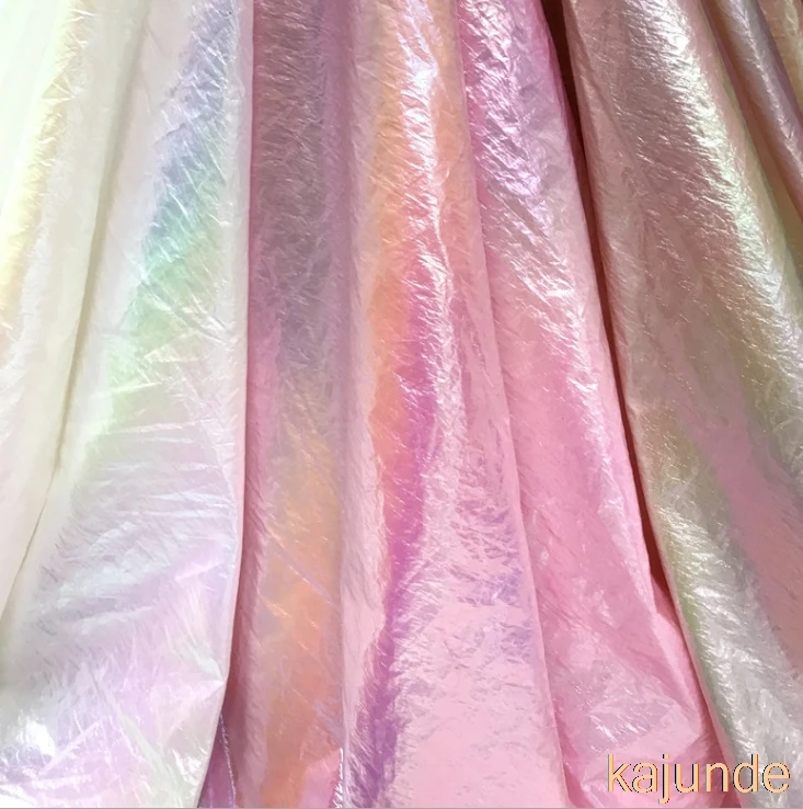 Перламутровый пуховик износостойкая металлическая блестящая кожа с