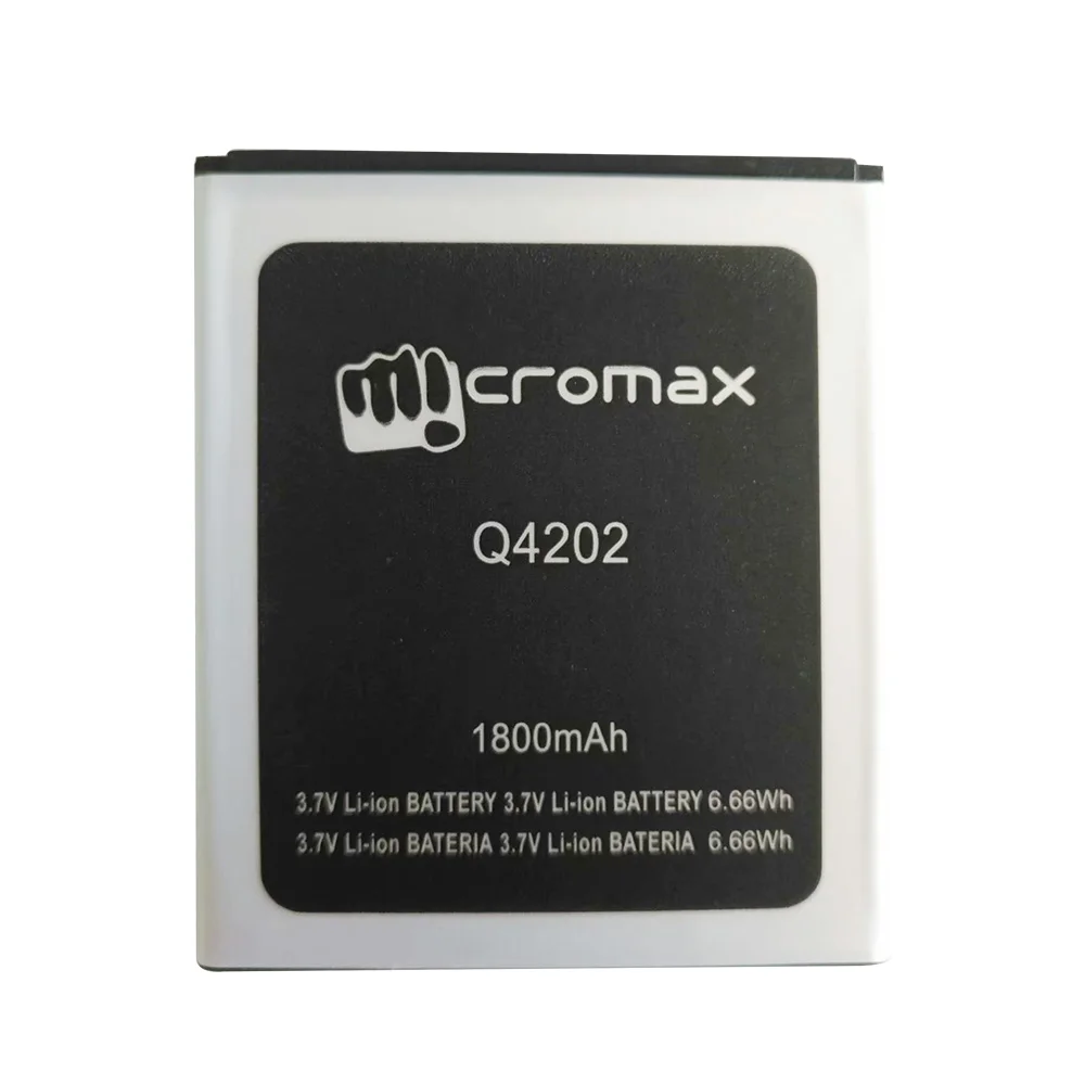 Аккумулятор 3 7 В 1800 мА · ч Для Micromax Q4202 телефонная батарея литий-ионная