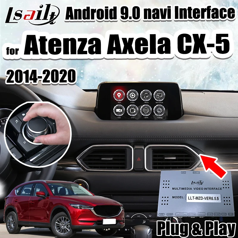 Android 7 1 gps навигатор для Mazda Atenza Axela 2014 19 с Play store яндексом auto беспроводной carplay от