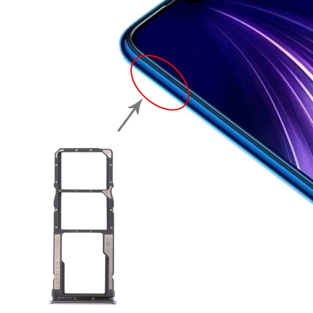 

SIM Card Tray + SIM Card Tray + Micro SD Card Tray for Xiaomi Redmi Note 8