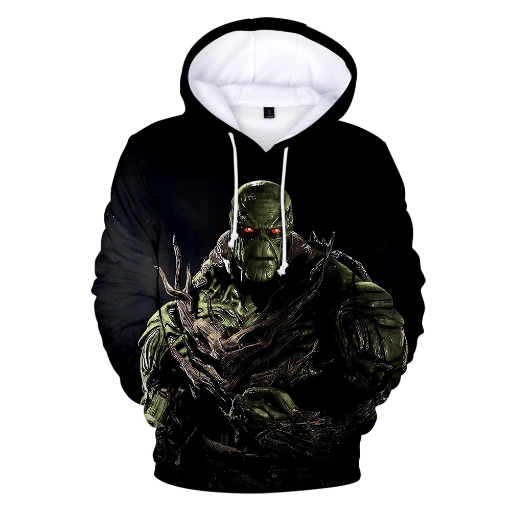 Болотные вещи с 3D принтом толстовки для женщин/мужчин длинным рукавом капюшоном