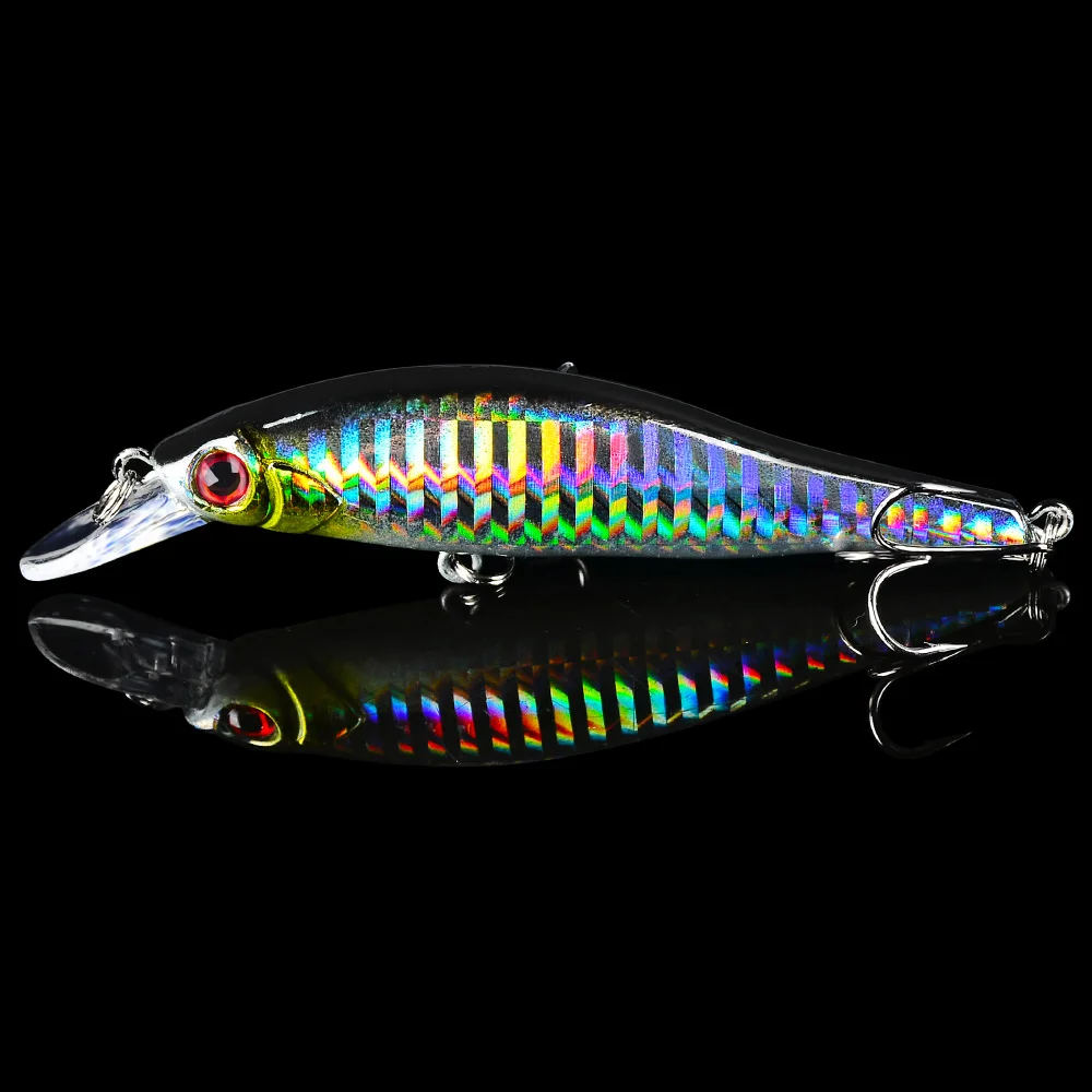 A Приманка Minnow, 1 шт., 11,5 г/9,8 см, жесткая приманка, 5 цветов, рыболовные снасти, 8#, крючок, искусственная приманка - Цвет: A