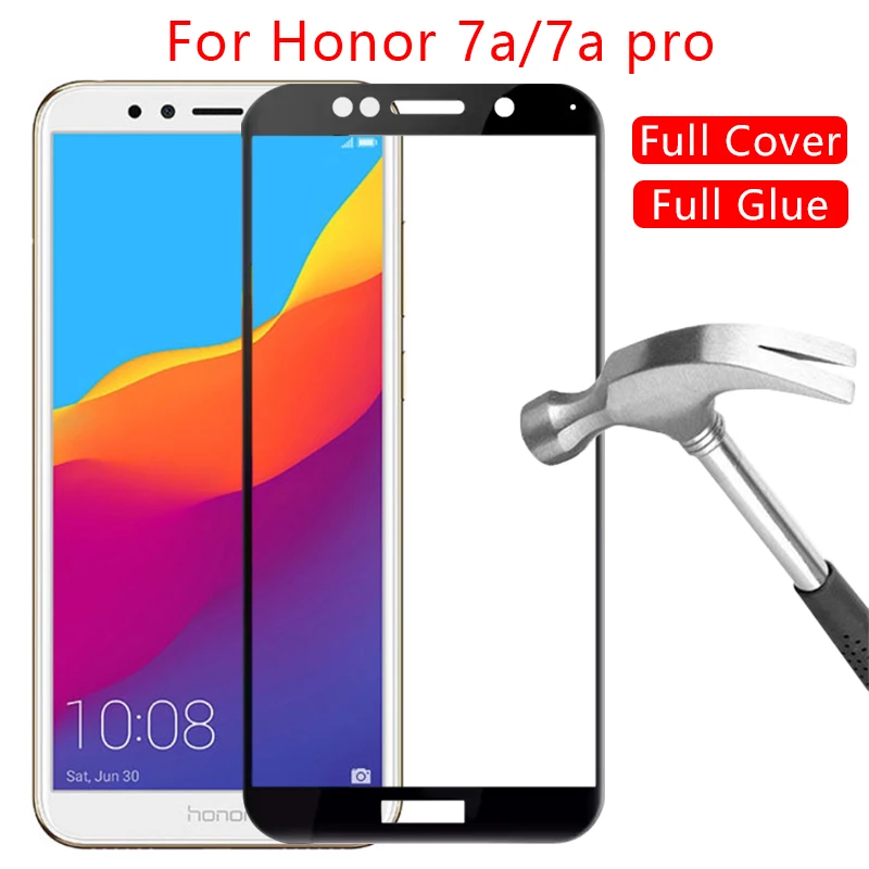 

protective glass on honor 7a pro screen protector tempered glas for huawei honer 7 a a7 7apro honor7a film huwei dua l22 aum l29