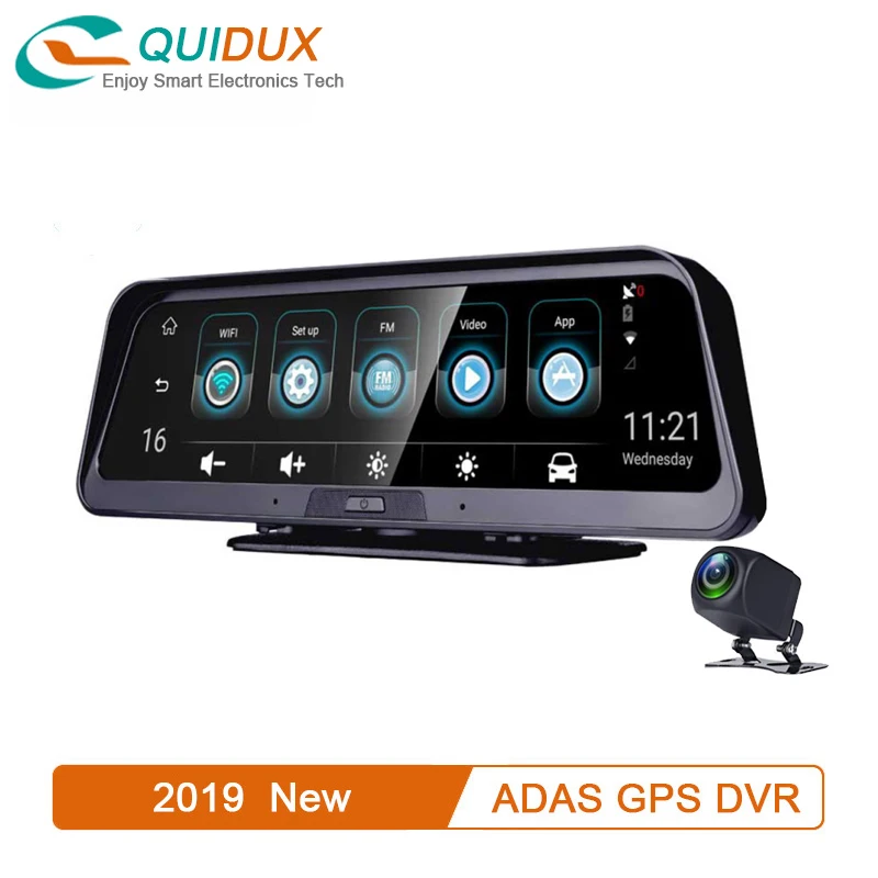 4G Smart Android Mirror 1" Автомобильный видеорегистратор Камера заднего вида gps Navi центр wifi панель управления ADAS Nightvision dashcam приложение для помощи в автомобиле