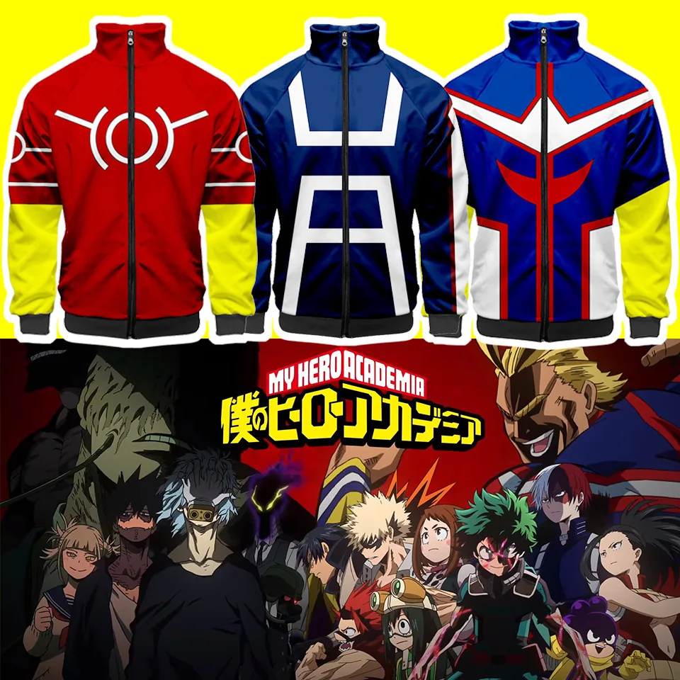 My Hero Academy cosplay costume Boku no Academia Cosplay Costume Sweatshirt Hoodie Uniform Todoroki Shoto |
