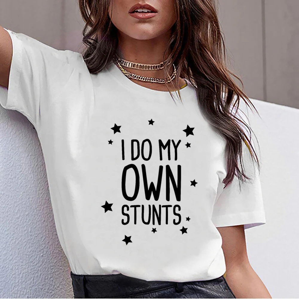 

Tops T Shirt Women stunts dislocated broken shoulder gift Fit Inscriptions Short Female Tshirt
