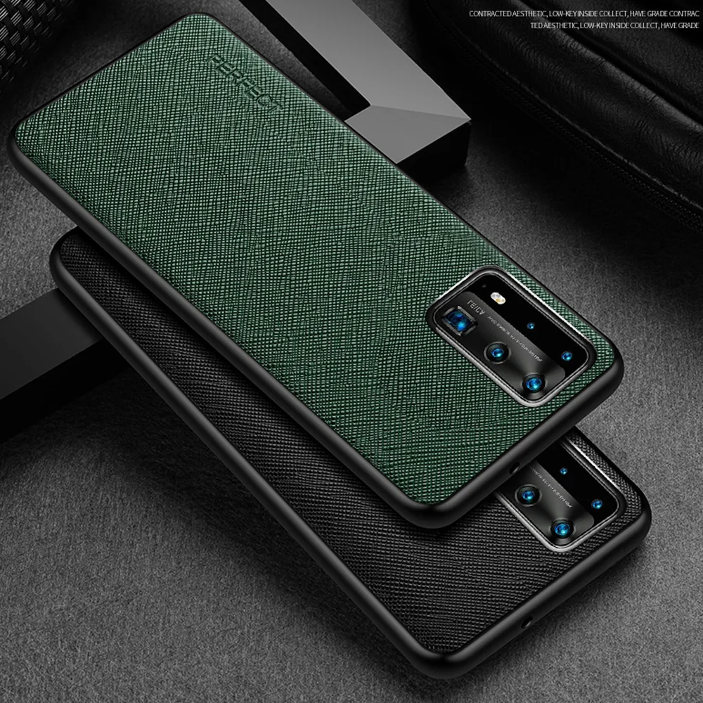 Роскошный чехол из натуральной кожи для Huawei P40 P30 Mate 30 20 Pro Lite RS X 20X Honor V30 9X Nova 6