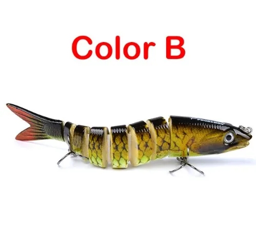 13 28 см 19 г тонущие воблеры 8 сегментов Swimbait Щука воблер рыболовная приманка Мульти