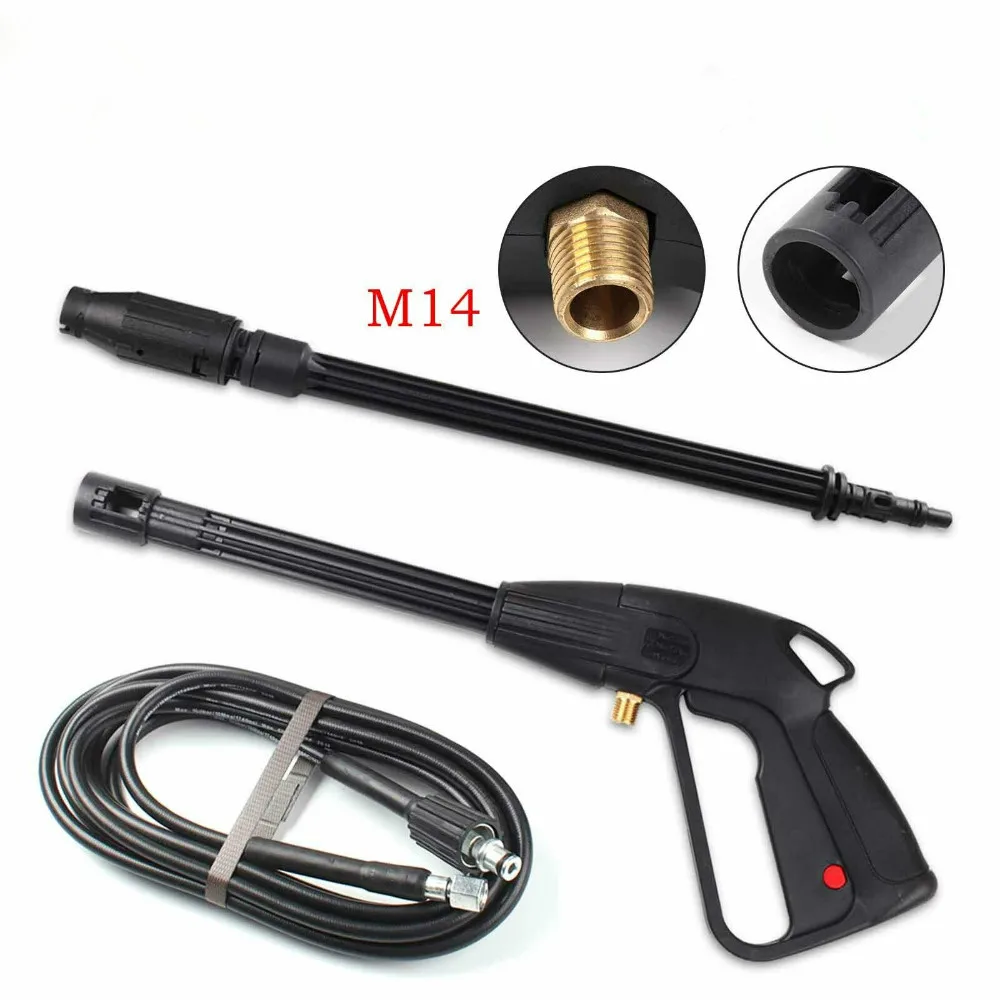 

High Pressure Washer Spray Gun 160 Bars Jet Lance Trigger Wash Water And 5m Hose
