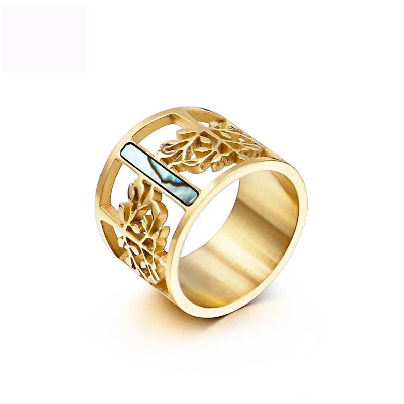 Роскошные Дерево желаний Топ Класс титановая сталь кольца аксессуары