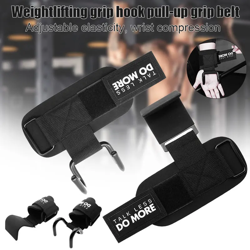 

Ultimate Wrist Support Straps Weight Lifting Hooks for Hanging for Pull Ups Wrist Straps with Hooks for Gym Fitness Equipment