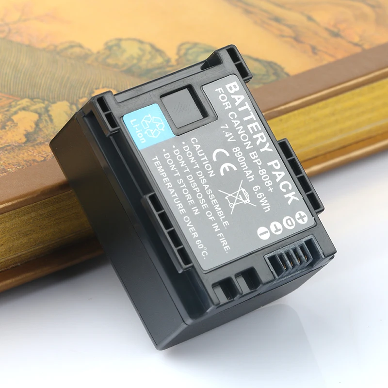 Аккумулятор LANFULANG BP 808 BP808 для камеры Canon HF G10 G20 G25 M30 M31 M32 M36 M40 M41 M43 M46 M300 M301 M306