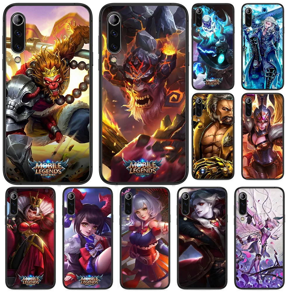 

Mobile Legends Game Phone case For Xiaomi Mi note 10 A3 9 MAX 3 A2 8 9 Lite Pro ultra black cover pretty prime soft coque trend