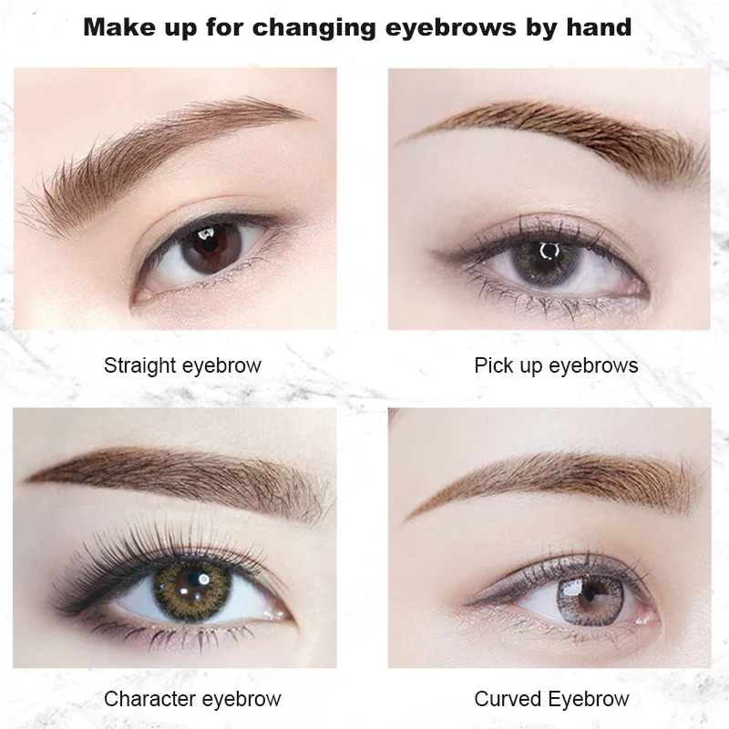 Крем для бровей с оттенком усилитель двойная головка стойкий водостойкий гель