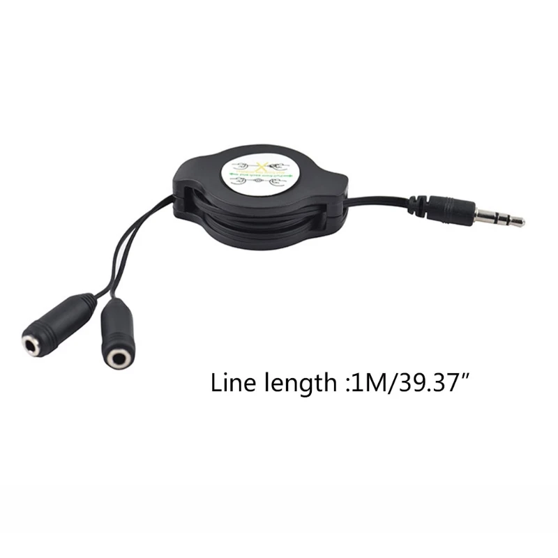 

3.5mm Male to Female Extension Stereo Audio Extension Cable Telescopic AUX extension Cable MP3 Car 3.5mm Audio Cable