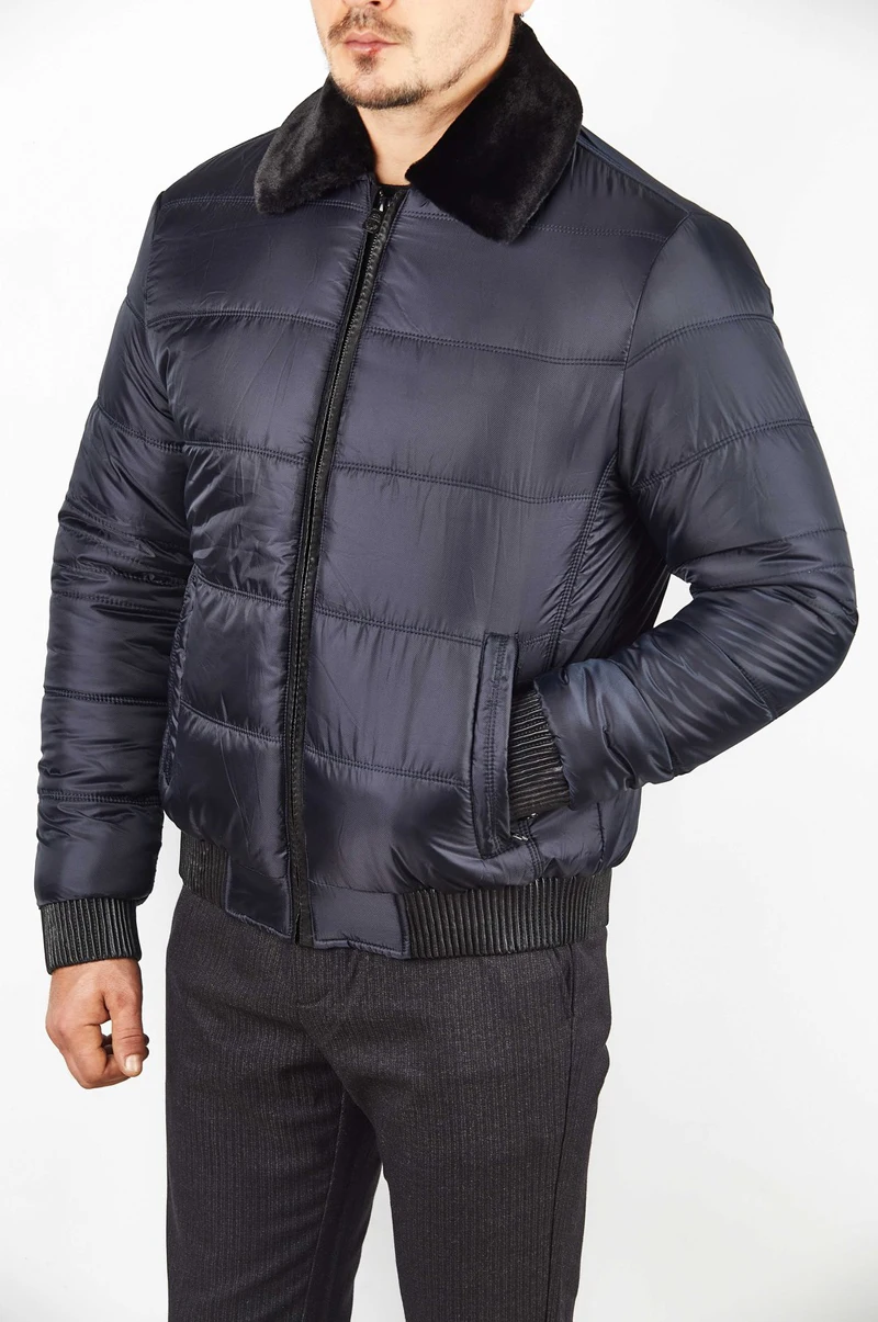 

Billionaire Parkas jacket Hollofayber men 2020 winter new Thick Business Casual zipper British cotton big size Comfortable