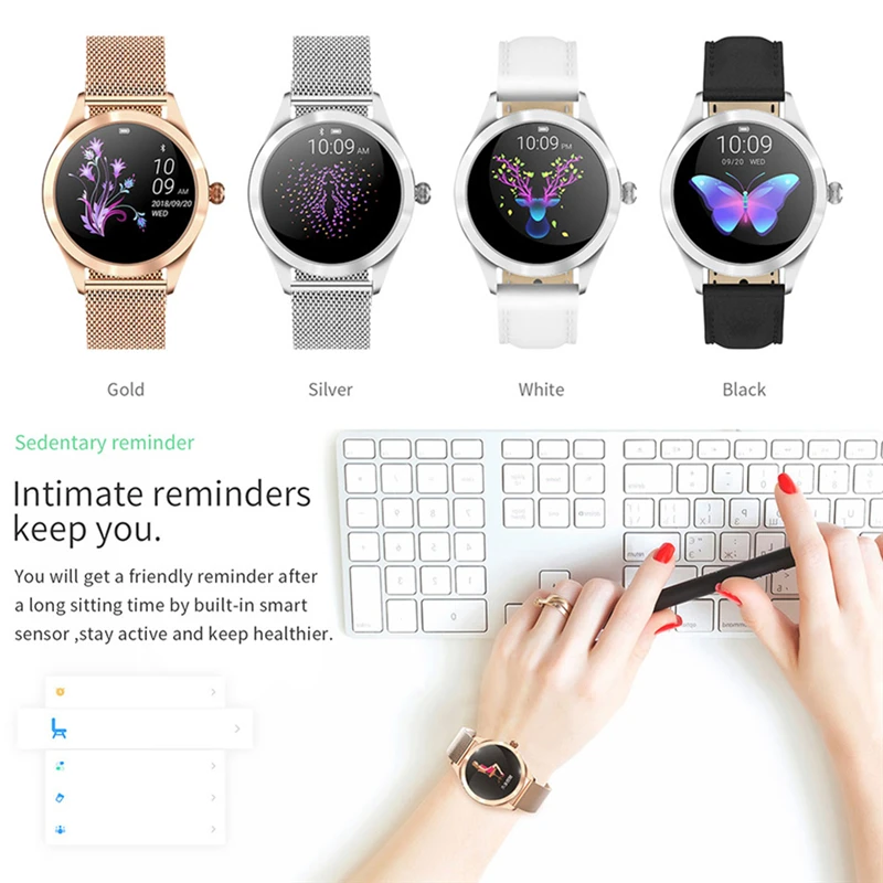 New Fashion Multifunction Smart Bracelet Steel Belt Watch Multi - Sports Mode Women's Smartwatch | Электроника