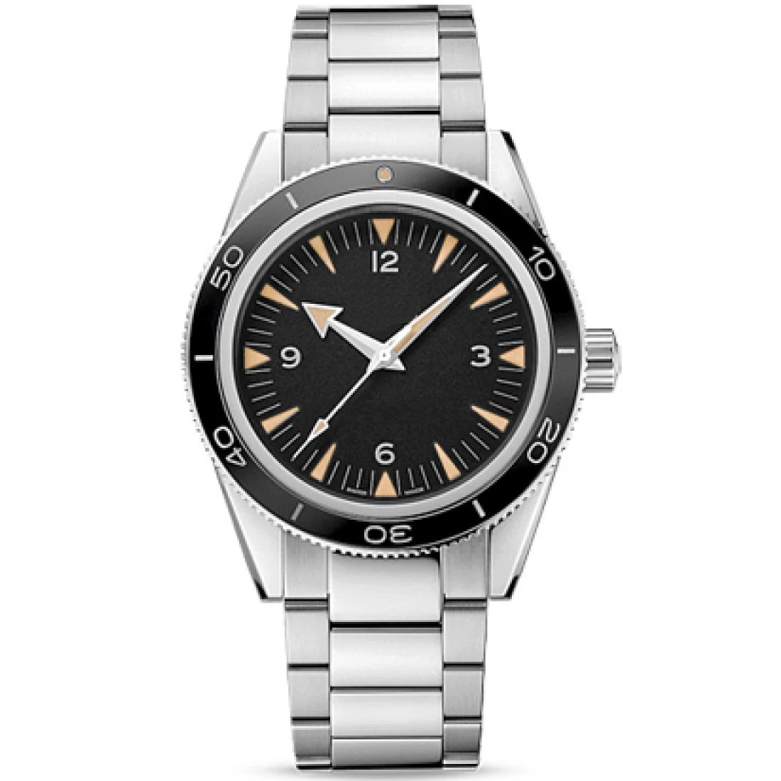 

Luxury New Mens Watch Automatic Mechanical Black Blue Stainless Steel Bond 007 Sapphire Canvas Limited Watch Male Wristwatches