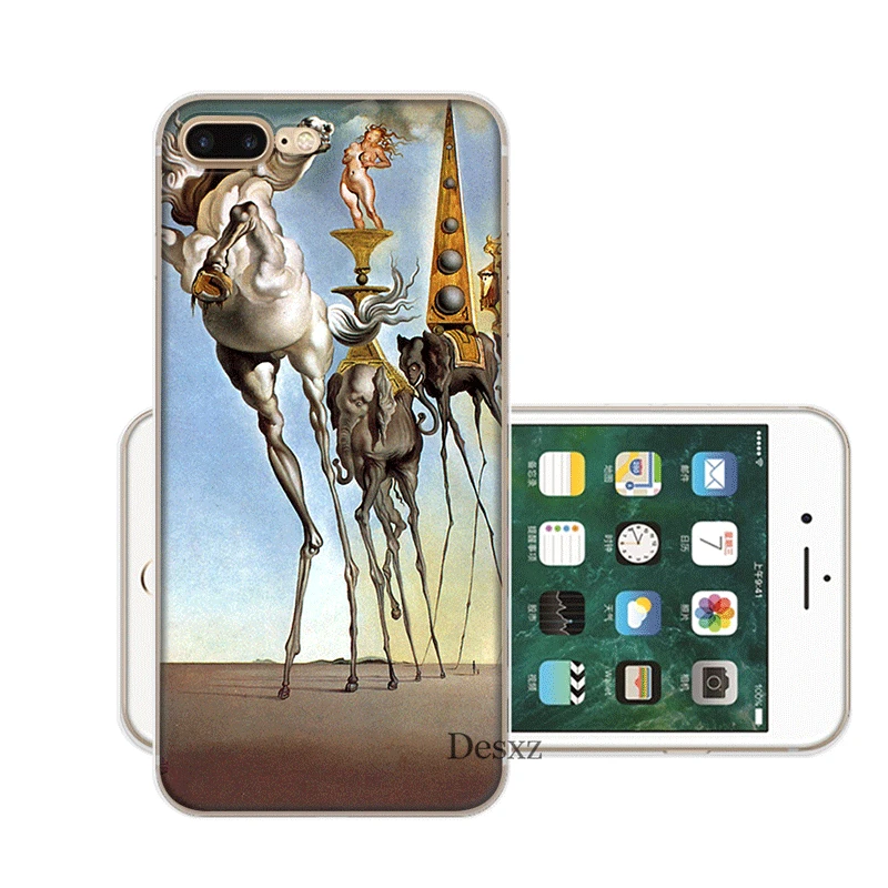 Чехол для мобильного телефона iPhone 11 Pro X XR XS Max 5 5S SE 6 6S 7 8 Plus жесткий чехол Salvador Dali |
