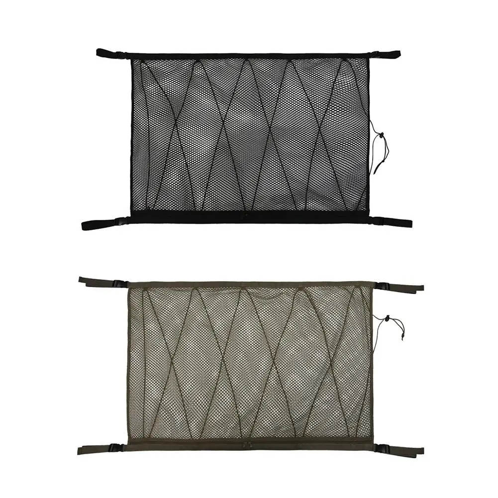 

Portable Car Ceiling Storage Net Pocket Roof Interior Cargo Net Bag Car Trunk Storage Pouch Sundries Storage Organizer For SUV
