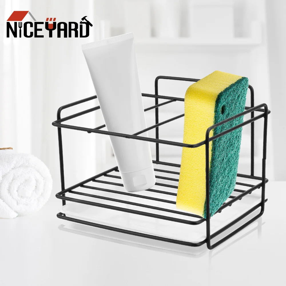 

Держатель для ванной комнаты, стеллаж для хранения мыла, держатель для щеток, железная полка, держатель для губки, кухонные аксессуары, орга...