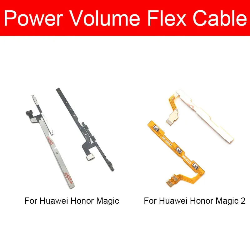 Power Button Flex Cable For Hauwei Honor Magic 2 Magic2 TNY-TL00 NTS-AL00 Volume Key Side Flex Ribbon Cable Replacement Parts