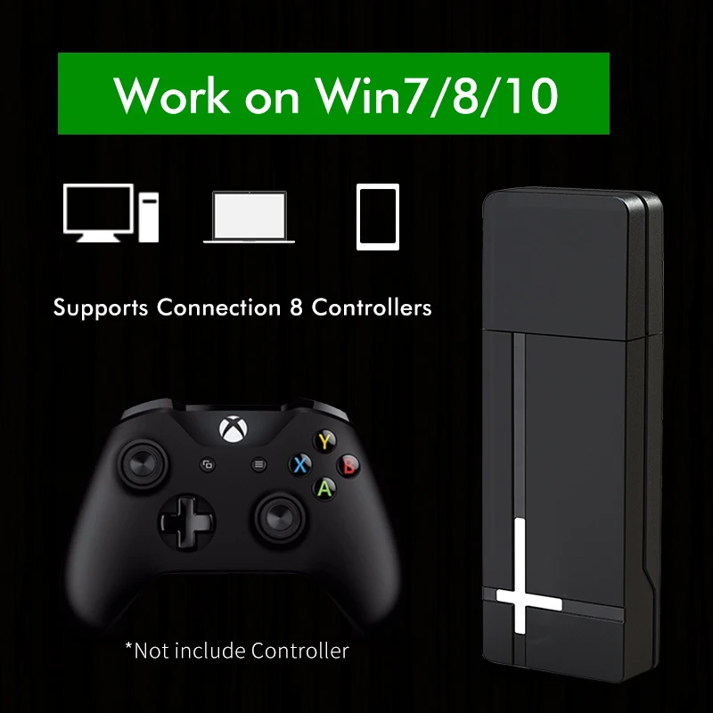 Беспроводной геймпад 2 4G беспроводной приемник преобразователь для XBOX One ПК Windows 10